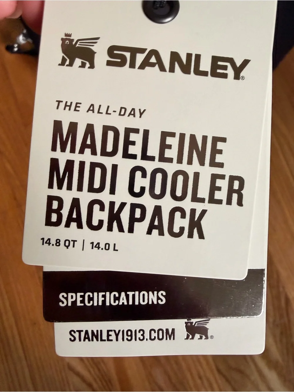 NWT Stanley Black Soft-Sided Cooler Backpack - Picture 6 of 6